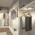 thumbnail image 5 of Artika Lumo 2 Light Pack Integrated LED Flush Mount Closet Lights Brushed Nickel Finish, 5 of 7