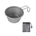 thumbnail image 1 of Sonducket Tazas de acero inoxidable de 50ml con asa, taza para acampar al aire libre, taza de agua portátil ligera para acampar, barbacoa Kits de desorden para acampar 1 Weinglas, 1 of 6