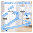 thumbnail image 4 of 20 Ganchos Ropa Perchas Antiderrapantes De Acero Inoxidable azul, 4 of 5