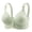 Green, variant on Women's Front Button Wireless Bra, Thin Breathable Floral Mesh Lift Anti-Sagging Daily Lingerie