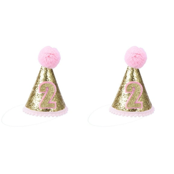 Set of 2 Headband Birthday Hat Years Hats Fun Party Photos