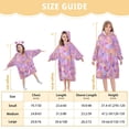 thumbnail image 3 of Wearable Blanket with Sleeves and Pocket Oversized Hooded Sweatshirt 3-14 YR Small Colors Shapes M, 3 of 7