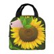 thumbnail image 1 of Easygdp Sunflower Bolsa Térmica Premium - Tela Oxford Impermeable, Gran Capacidad, Bolsillo Frontal, Unisex para Trabajo, Escuela, Actividades al Aire Libre y Picnics, 1 of 8