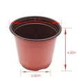 thumbnail image 5 of 100 PCS Plastic Plant Nursery Pots 7.0 Inches Seedling Cups, Plant Container, Fit for Succulents Seedlings Cuttings Transplanting, 5 of 7