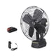 thumbnail image 5 of Ventilador de pie para camping con 2 velocidades, 1200 mAh, inalámbrico, para oficina, tienda de campaña, interior 10 secciones, 5 of 9