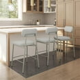 thumbnail image 5 of Home Square 2-Piece 26" Counter Stool Set in Pale Gray/Matt Light Gray, 5 of 5