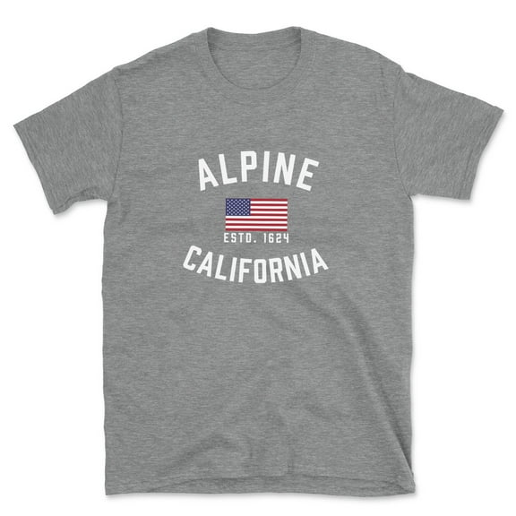 Alpine California Patriot Men's Cotton T-Shirt