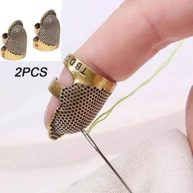 WHEANG Clearance Hoop Finger Sewing Tools Thimble Knitted Protective Finger Cover Cover Home Textiles