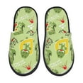 thumbnail image 3 of Junzan Fuzzy Feet Slippers For Women,House Shoes Non Slip Indoor/Outdoor,Cute Dinosaurs Cartoon Designs-Medium, 3 of 9