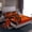 Orange Black, variant on Homewish Red Black Console Twin Sheet Sets,Gamer Gaming Twin Fitted Sheet,3D Cartoon Gamepad Flat Sheet For Adults,Luxury Bedroom Decor,3pcs