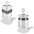 thumbnail image 1 of DEBGFS 2Pcs Baking Mold Creative Stainless Steel, Birthday Cake Pressing Mold，Stainless Steel Round Cake Ring Mold, 1 of 7