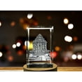 thumbnail image 4 of Konark Sun Tower 3D Engraved Crystal Keepsake Souvenir, 4 of 7