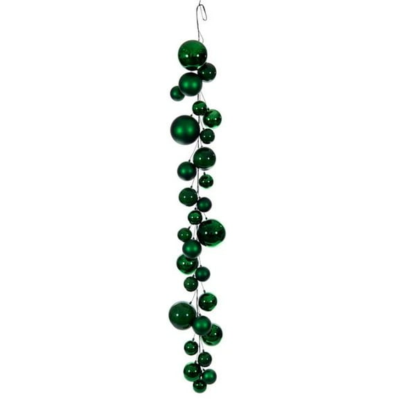 Vickerman N250504 6 ft. Green Ball Branch Garland, 4-6 in.
