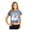 Blue - 413, variant on Aeropostale Womens Friday Boxy Graphic T-Shirt, Blue, Juniors, X-Large