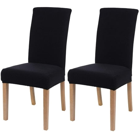 Stretch Dining Chair Covers Soft, Scroll Back Parson Chair Slipcovers