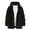Black, variant on Black*Friday Clothes under $5 GaThRRgYP Comfortable Lounge Jacket for Ladies Autumn Winter,Women's Medium To Long Solid Color Sweater Hooded Jacket White XL