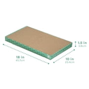 Kitty City Corrugated Cat Scratching Pads with Catnip, 3-Pack