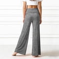 thumbnail image 2 of OGLCCG Girls Wide Leg Yoga Pants Flowy Foldover High Waisted Palazzo Baggy Lounge Trousers Athletic Workout Flare Leggings 5-14 Years, 2 of 5