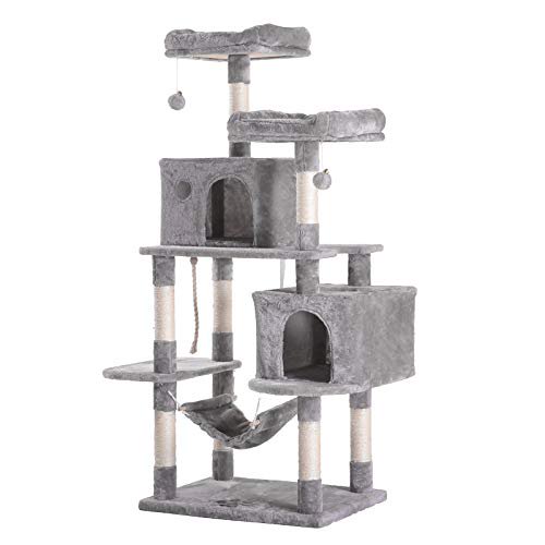 Heybrother Large MultiLevel Cat Tree Condo Furniture with Sisal