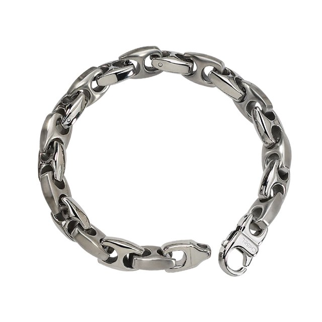 Mens Stainless Steel Bracelet 8.25 Inch