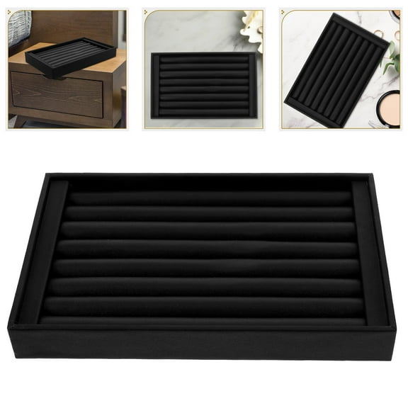 OFFIGAM Jewelry Display Box with Soft Flannel Lining for Women, Elegant Storage Case, 1 Set