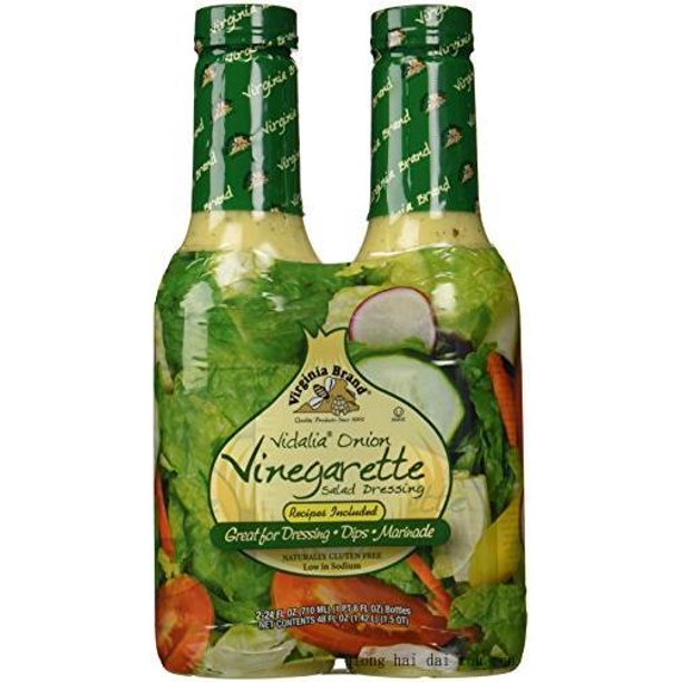 Vidalia Onion Vinegarette Salad Dressing 2/24 Oz. By Sam's Club