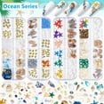 thumbnail image 2 of Accesorios para uñas de la serie Summer Ocean, Concha Natural, rebanada de abulón, estrella de mar, remache de Metal, perla, piedra pequeña, decoración de uñas, 2 of 4