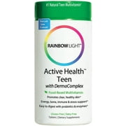 Rainbow Light Active Health Teen with DermaComplex Multivitamin Tablets - (Pack of 3)