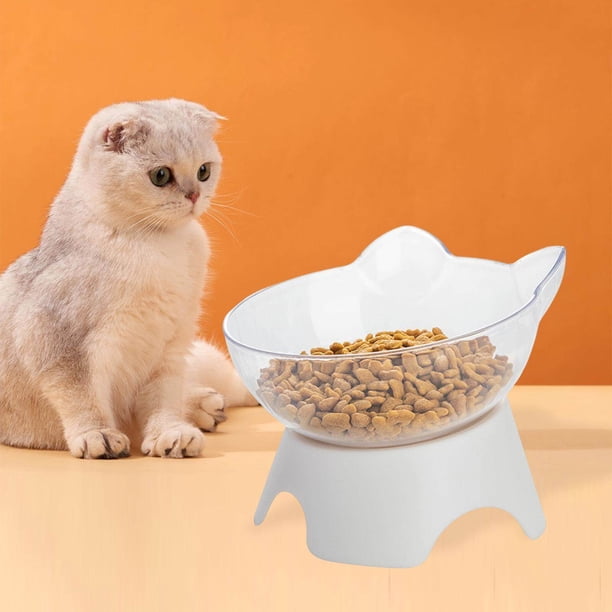 Baohd Elevated Cat Food Bowls with Stand Dispenser Feeder Raised Dish Bowl Clear Walmart.ca