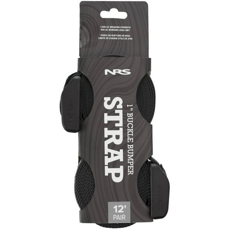 

NRS 12 Buckle Bumper Strap Pair Stealth Black