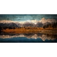 thumbnail image 3 of Brown, Denise 18x11 Black Modern Framed Museum Art Print Titled - Mountain Reflection 2, 3 of 5