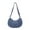 Blue, variant on Luxalzxs Small Nylon Crescent Crossbody Purses Bag for Women Travel Roomy Hobo Sling Bag Shoulder Bag with Adjustable Strap, Moon Bag Slouchy Dumpling Bag