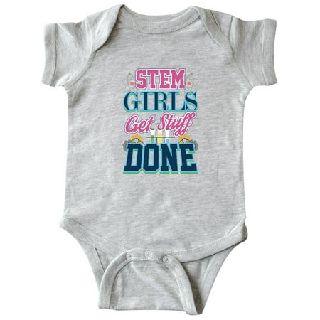 

Inktastic STEM Science Technology Engineering Math Girl Gift Baby Girl Bodysuit