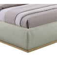 thumbnail image 6 of Pemberly Row Modern / Contemporary Mint Soft Fabric Full Bed, 6 of 10
