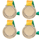 thumbnail image 1 of Premio Plateado 2 Pulgadas Con Cinta para El Cuello Redonda Fiestas Competiciones (plateado), 1 of 4