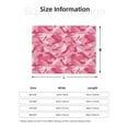 thumbnail image 2 of Throw Blanket for Couch - Pink Camouflage Soft Comfy Lightweight Cozy Warm Throw Blanket, Fuzzy Plush Flannel Blanket & Throws for Sofa and Bed All Season, 2 of 8