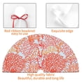 thumbnail image 4 of Sikiie Corals 30-48 inches {designName} Print Christmas Tree Skirt Snowman Xmas Tree Skirt with Edge Christmas Decorations for Holiday Party36", 4 of 7