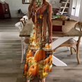 thumbnail image 3 of Thanksgiving Pumpkins Fine Art Sleeveless Dress Summer Dress Woman 2025, 3 of 7