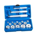 thumbnail image 1 of Kit de 17 piezas para instalar sellos, kit de prensa de cojinetes, con caja de almacenamiento azul, juego de instalación de sellos y de, 1 of 8