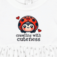 thumbnail image 4 of Inktastic Ladybug Cute Crawling Girls Baby Dress, 4 of 5