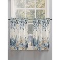 thumbnail image 5 of Blue Eucalyptus Coastal 2 Panel Kitchen Curtains for Windows, Beach Starfish Shell Nautical Rustic Bathroom Privacy Curtain, Home Décor Window Treatment for Bedroom/Living Room 55"x45", 5 of 6
