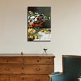 thumbnail image 2 of wall26 Still Life with Flowers and Fruit by Claude Monet - Impressionist Modern Art - Canvas Art Home Art - 12x18 inches, 2 of 4