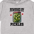 thumbnail image 3 of Inktastic Pickle Lover Funny Powered by Pickles Toddler Hoodie, 3 of 4
