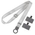 thumbnail image 3 of Deago Phone Lanyard Universal Crossbody Cell Phone Lanyards Nylon Patch Adjustable Shoulder Neck Strap Compatible with Most Smartphones (Gray), 3 of 7
