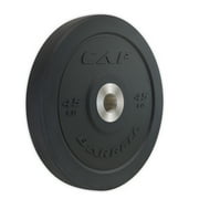CAP 45 lb Olympic Bumper Plate, Black
