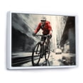 thumbnail image 2 of Designart "The Power of Pedals II" Transportation Floater Framed Wall Art Print, 2 of 7