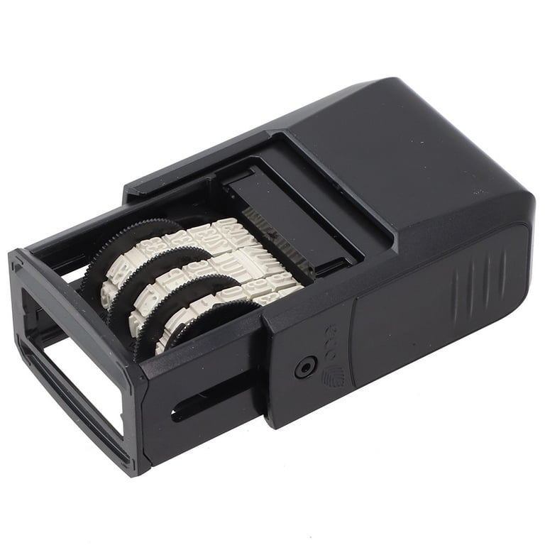 Portable Self‑Inking DIY Date Rubber Stamp, Model 4810 Office Document ...