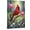 Frame-style, variant on Vibrant Red Cardinal Bird Canvas Wall Art Print Spring Forest Landscape with Tulips Daisies Nature Wildlife Artwork for Home Living Room Bedroom Decor