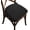 Black, variant on Chair Pads, Memory Foam Chair Seat Cushion Non Slip Rubber Back Thicken Chair Padding with Elastic Bands for Home Office Outdoor Seats (Brown-1pc)