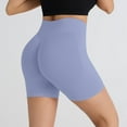thumbnail image 2 of Pantalones cortos sin costuras de cintura alta para mujer: diseño elástico que realza el trasero, tallas S-XL, 2 of 5